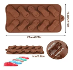 Molde de silicona Autos Bombon / Chocolate