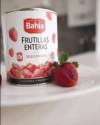 Frutillas enteras en Almíbar x 850gr. - BAHIA
