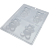 Molde Placa Acetato sistema triple Osos x 4u. BWB