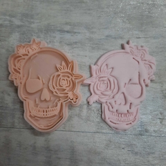 Cortante con Sello Calavera con flores