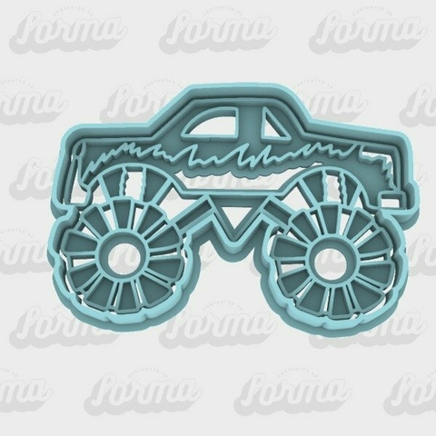 Cortante Camioneta Monster Truck 9cm