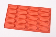 Molde de Silicona Barritas con cavidad x 20