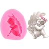 Molde de Silicona Angel sentado alas