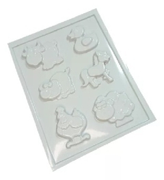 Molde De Acetato Animales De La Granja