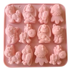 Molde De Silicona Bombones Animalitos