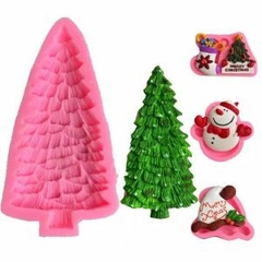 Molde Silicona Pino Navidad Navideño