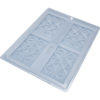 Molde Placa Tabletas Diamante x 4 u.