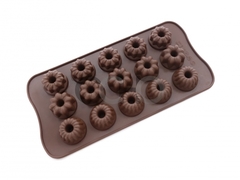 Molde Bombon Silicona Mini Budin