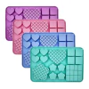 Molde de Silicona tabletas corazón y cuadrados