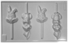 Placa De Acetato x4 Chupetin Conejo Plastichok