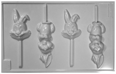 Placa De Acetato x4 Chupetin Conejo Plastichok