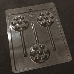 Molde PLaca Acetato Chupetin Paleta Pop It x 7cm