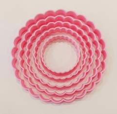 Set Cortantes Circulos con Ondas 2 a 10 cm