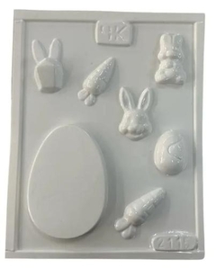 Placa De Acetato Adornos Pascuas Plastichok