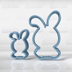 Set x2 Cortantes Silueta Conejo