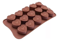 Molde De Silicona Bombón Corazón