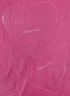 Corazón Acrílico Para Tortas x 2 Un (17Cm)