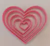 Set Cortante Corazones de 2 a 10 cm