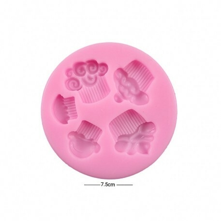 Molde Silicona 5 Cupcake