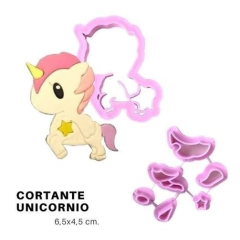 Set Cortante collage Unicornio - comprar online