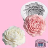 Molde Silicona Flor Mediana 6cm (Rosa / Peonia)