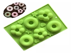 Molde De Silicona Flor Dona x6