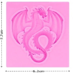 Molde De Silicona Dragon