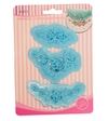 Set x 3 Sellos Bouquet Flores Rosas con hojas