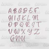 Abecedario Sello Mayúsculas y Minúsculas Lettering 2cm