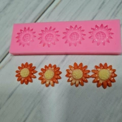 Molde Silicona Flores Margaritas