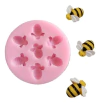 Molde de Silicona x 7 Abejas
