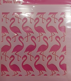Stencil Flamencos 10 x 10 cm