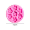Molde De Silicona Flor 5 Petalos 2cm