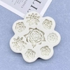 Molde de Silicona x 8 Flores Varias