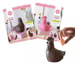 Set x 2 Moldes Placas Gallina Floral PARPEN - comprar online