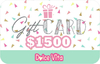 GIFT CARD - TARJETA DE REGALO $1500