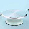 Plato Giratorio de Aluminio brillante 25cm, base antideslizante