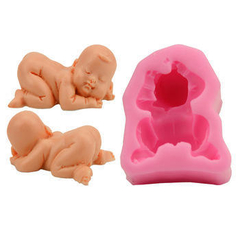 Molde de Silicona Bebe