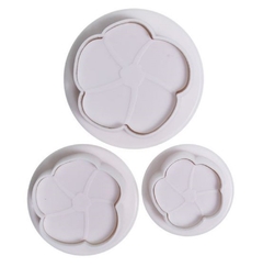 Set x 3 Cortantes con Expulsor + Sello Flor