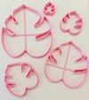 Set Cortantes Hoja Tropical 2 a 10 cm