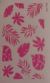 Stencil Hojas Tropicales 1
