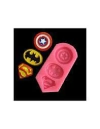 Molde Silicona Escudo de Super Héroes