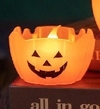 Vela Calabaza Con Luz Halloween