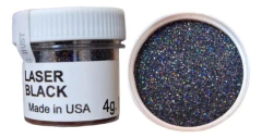 Glitter Laser Black / Negro King Dust