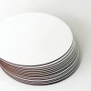 Bandeja Redonda para Torta MDF Blanca 30x30 cm