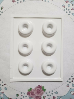 Molde placa Acetato Mini Donitas x 4 cm