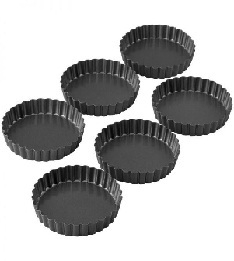 Molde Mini Tarteras 10cm Piso Desmontable