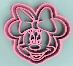 Cortante + Sello Minnie 5cm