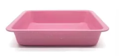 Molde ROSA Cuadrado antiadherente Torta 22cm x 22cm x 4,5cm