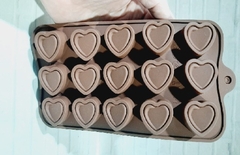Molde De Silicona Bombón Corazón